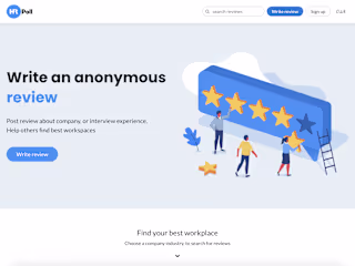 Company reviews web application