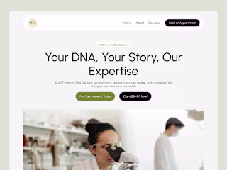 M2Z Landing Page