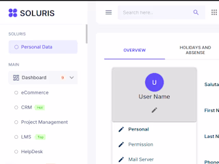 Soluris Dashboard