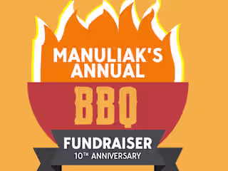 BBQ fundraiser poster