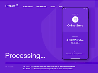 Utrust — Accept crypto payments, easily.