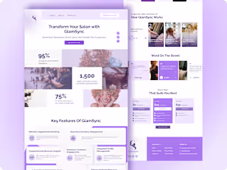 GlamSync: SaaS platform designed to digitize salon services