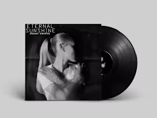 album cover design and vinyl  mockup 