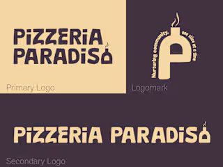 Brand identity Design | Pizzeria Paradiso