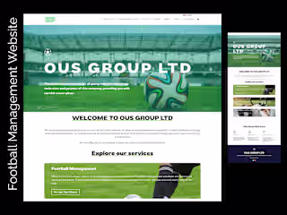 OUS GROUP Football Management |Web Development and Design