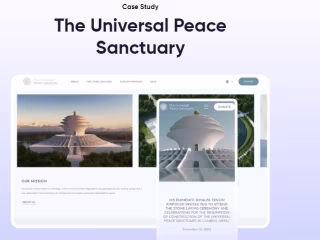 The Universal Peace
Sanctuary Web, Branding & Strategy

