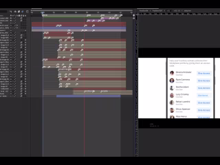 Behind the scenes Animations