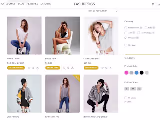 Project FashDrogs: Women Fashion Hub
