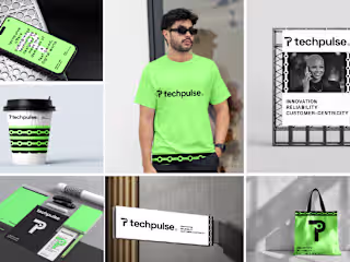 techpulse - Logo design