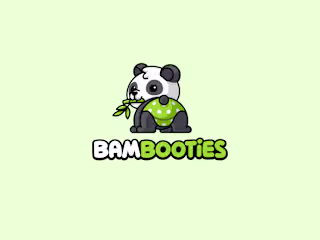 Logo for eco-friendly diaper products made from bamboo.