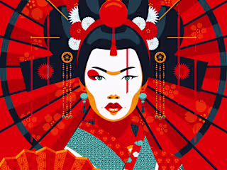 "Lady with the Umbrella" - NFT art
