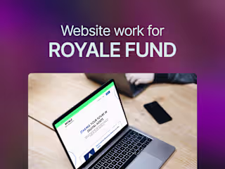 Web Design & Development for Royale Fund