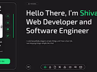 Web Developer Portfolio Design