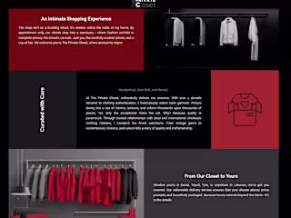 Clothes Store Website