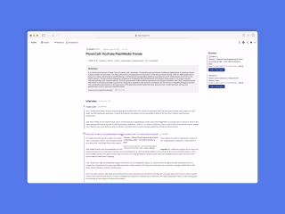 [Tegus] Transcript Design UI/UX Case Study