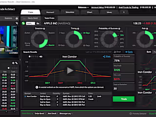 TD Ameritrade - Trade Finder advanced FinTech UX/UI