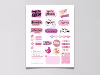 Stickers design 