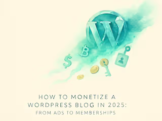 How to Monetize a WordPress Blog in 2025: From Ads to Memberships