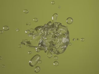 HOUDINI SMALL LIQUID SIMULATION - 3D ANIMATION