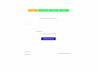 Schedule meeting app 