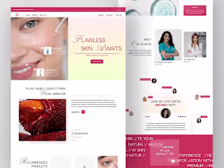 Naturo Skincare - Landing Page Design