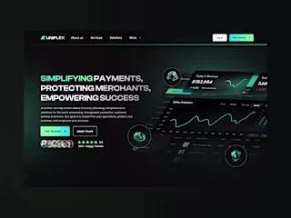 Payment Processing Start-Up Visual Identity and Landing Page