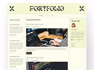 Clean Retro-Programmer Portfolio