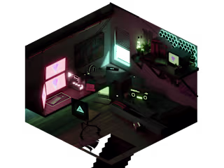 Isometric Room Design