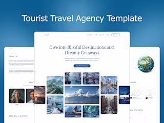 Tourist Travel Agency Framer Template