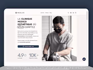 Mediluxe | Website redesign