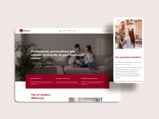 Squarespace Redesign for Boutique Building Insurance Company