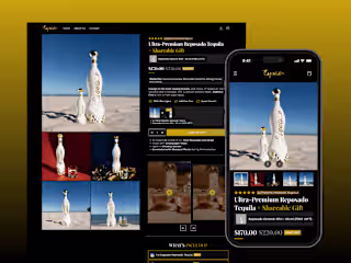 Esquisito Tequila Landing Page
