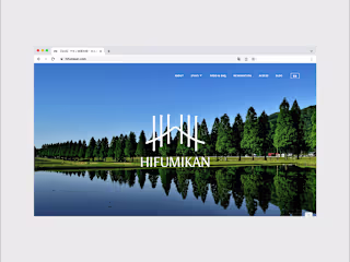Website and Logo for a Japanese Guesthouse