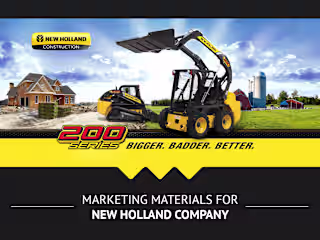 New Holland. Marketing materials. Home page update.
