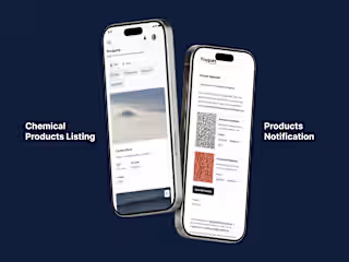 Chemical procurement and shipment tracking application