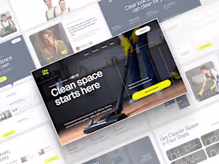 Local Cleaning Business Website Template