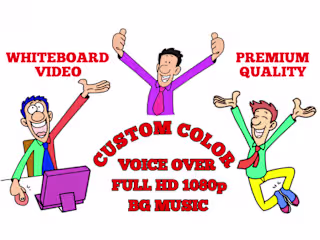 I will do a whiteboard animation explainer video