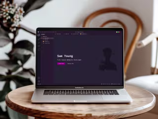 Developer Portfolio Concept