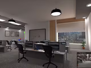 Office Room 3D Model for Mobile Optmized Game :: Behance