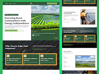Harvest Solar 🌾 | Rural Solar Company Website Design