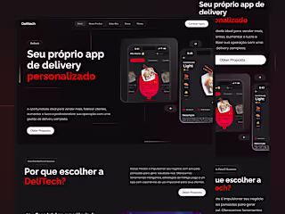 Delitech – Landing Page
