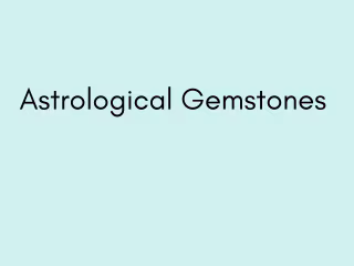 SEO blogs for a D2C Gemstone Dealer