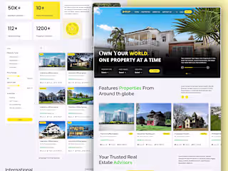 Property Landing Page UI Design