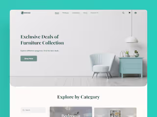 InWood - Furniture Store | eCommerce |  UX/UI Design