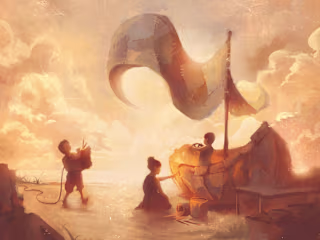 Dreamy Children Paintings