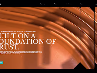 Trust-Conveying Front Page Design