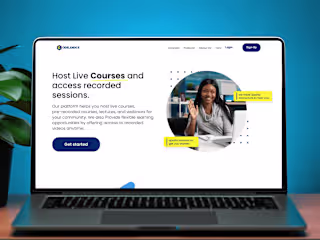 Course hosting Web app