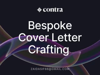 Bespoke Cover Letter Crafting