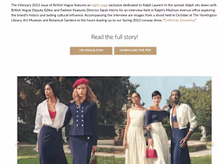 Ralph Lauren | Marketing Content