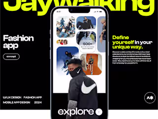 Jaywalking Fashion App - UI/UX Design